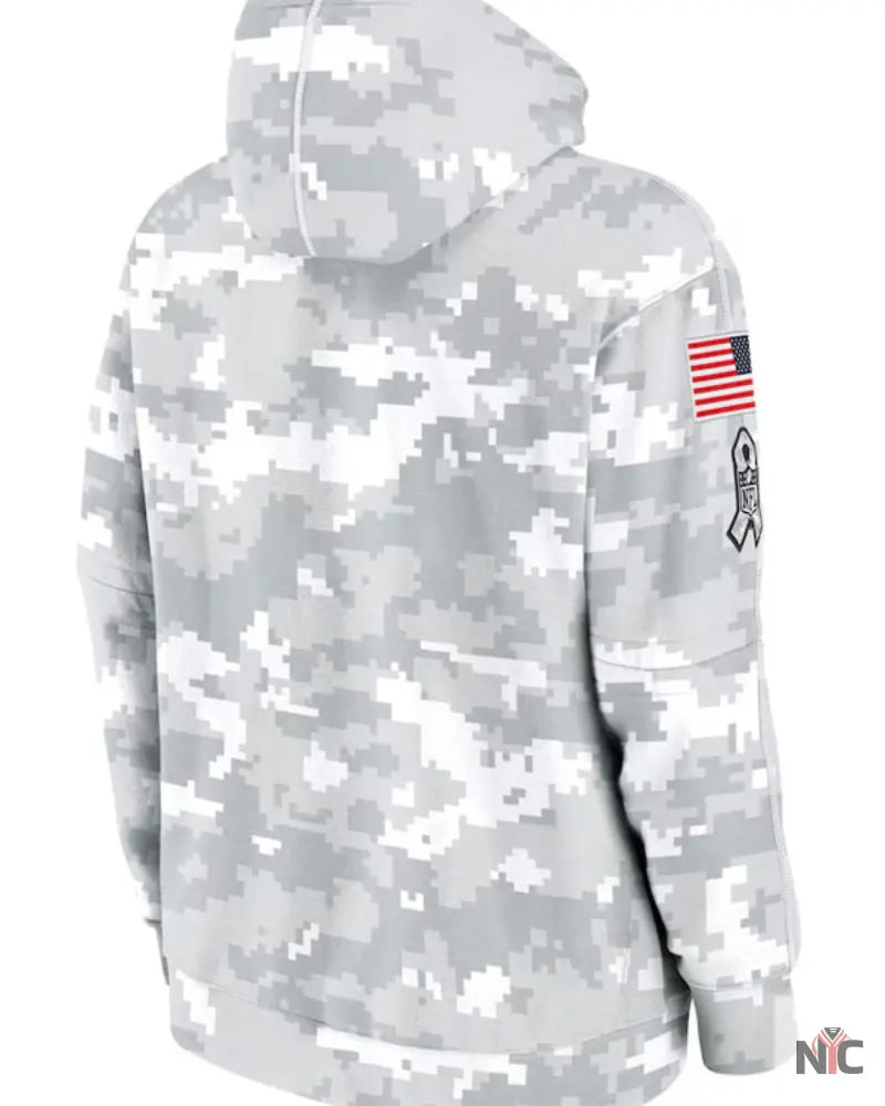 Denver Broncos Salute To Service Camo 2024 Hoodie