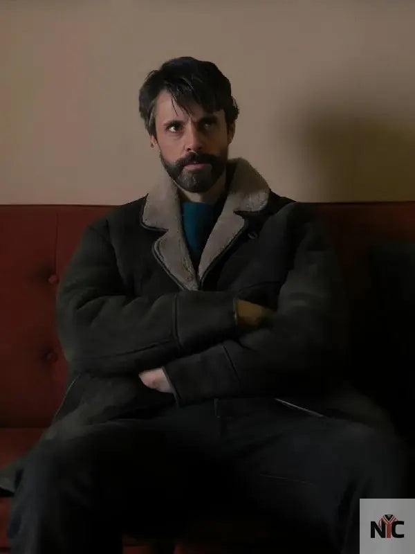 Dept. Q 2025 Matthew Goode Suede Coat
