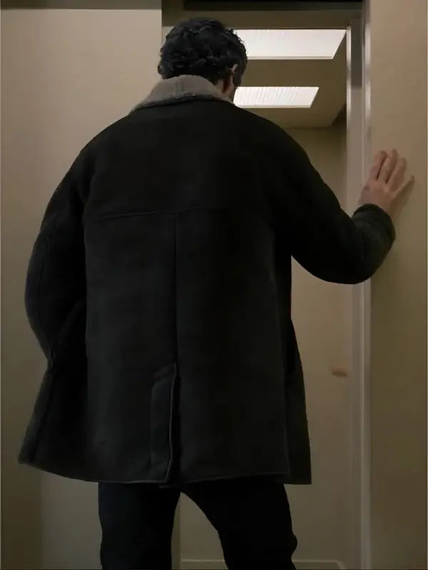 Dept. Q 2025 Matthew Goode Suede Coat