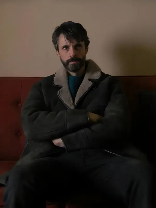 Dept. Q 2025 Matthew Goode Suede Coat