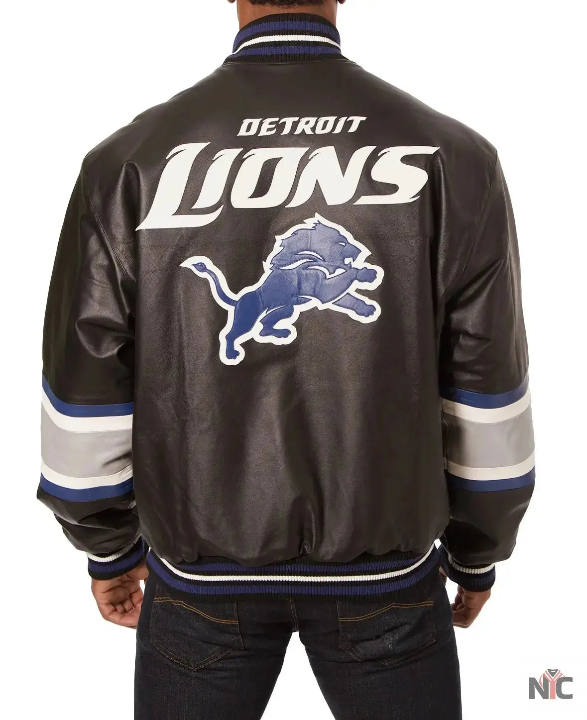 Detroit Lions Leather Jacket