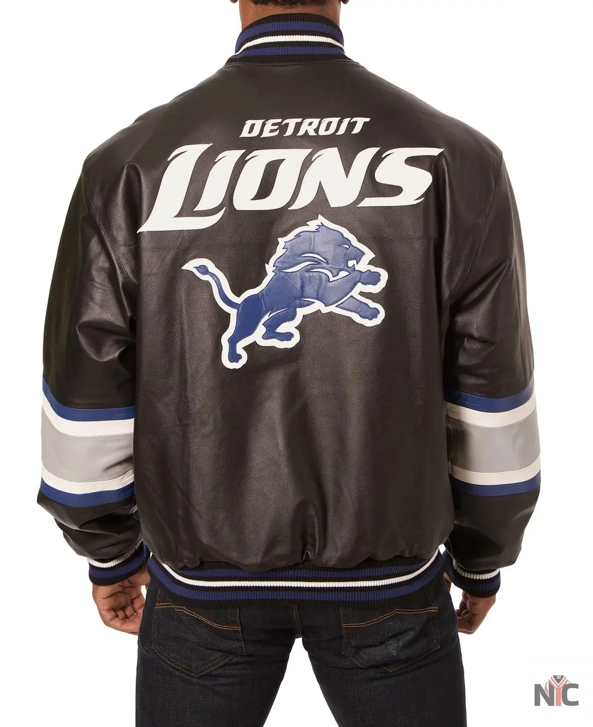 Detroit Lions Leather Jacket