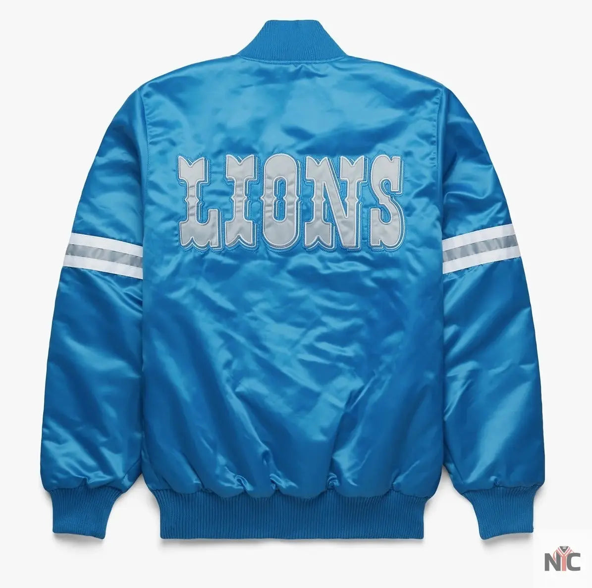 Detroit Lions Satin Varsity Jacket