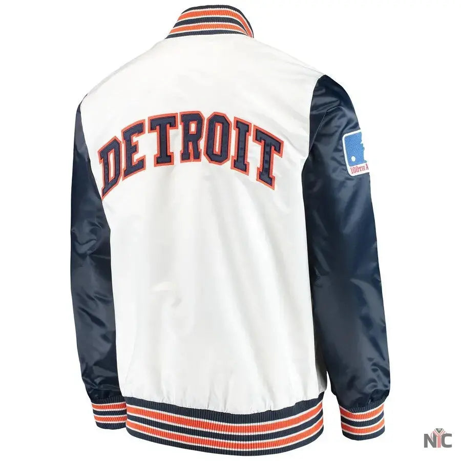 Detroit Tigers The Legend White Satin Jacket