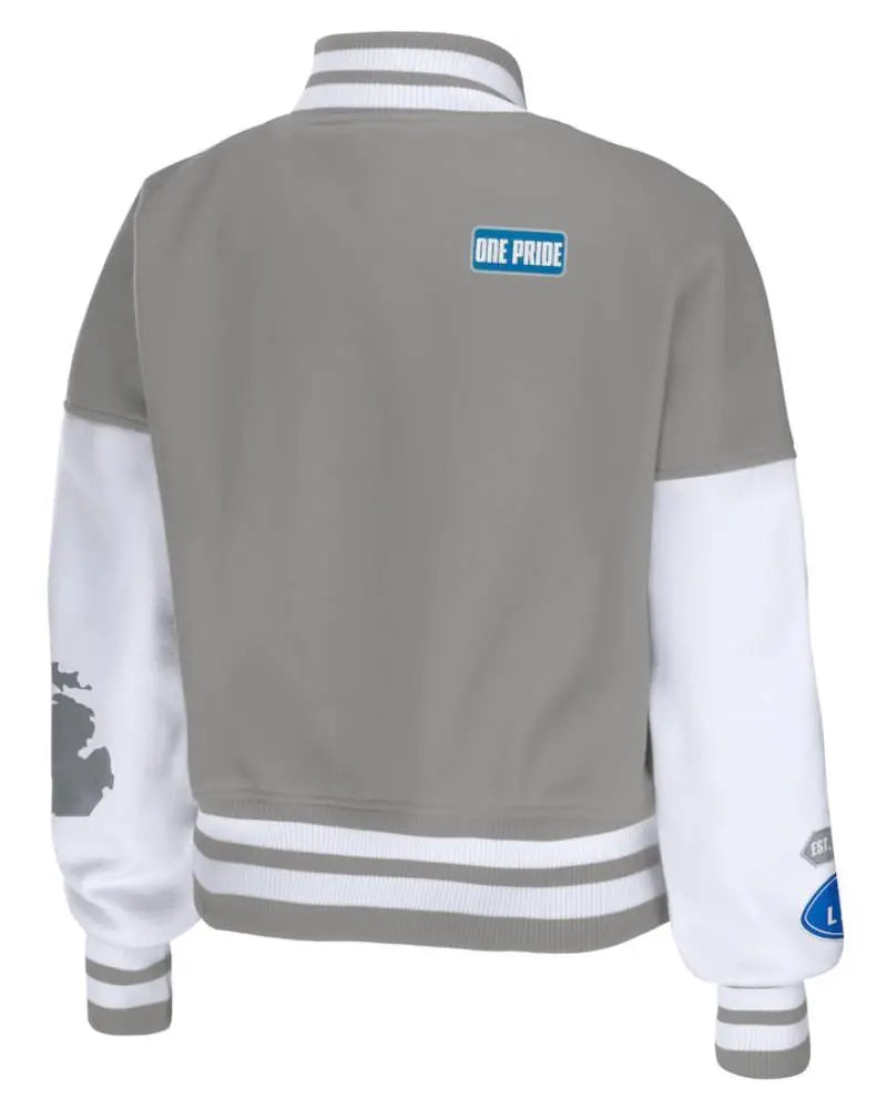 Detroit Lions Women’s Full-Zip Varsity Jacket