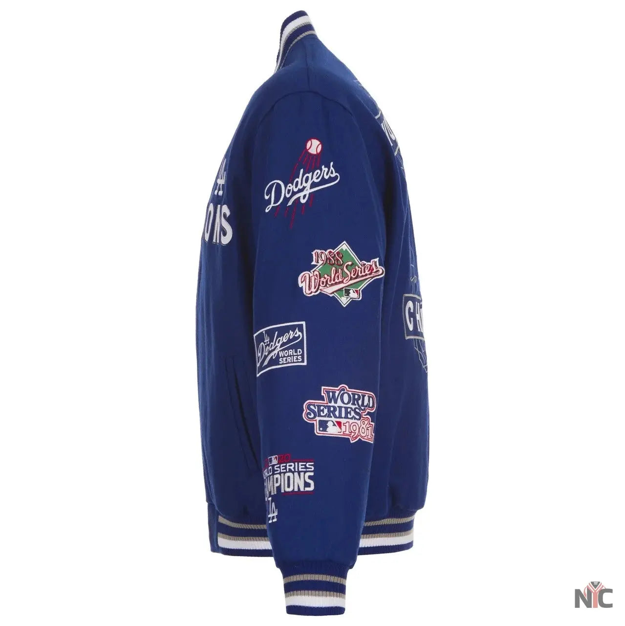 Dodgers Authentic Jh Design Championship Varsity Jacket