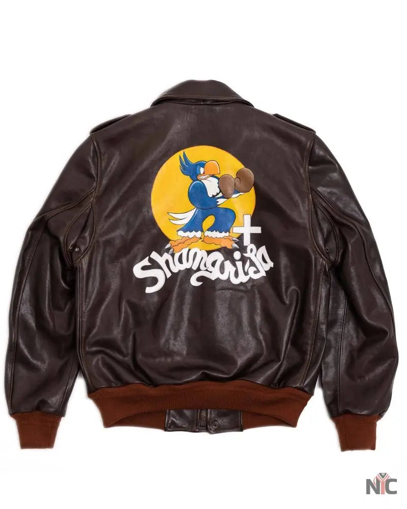 “Don Gentile” A-2 Hand Painted Testa di Moro Flight Jacket