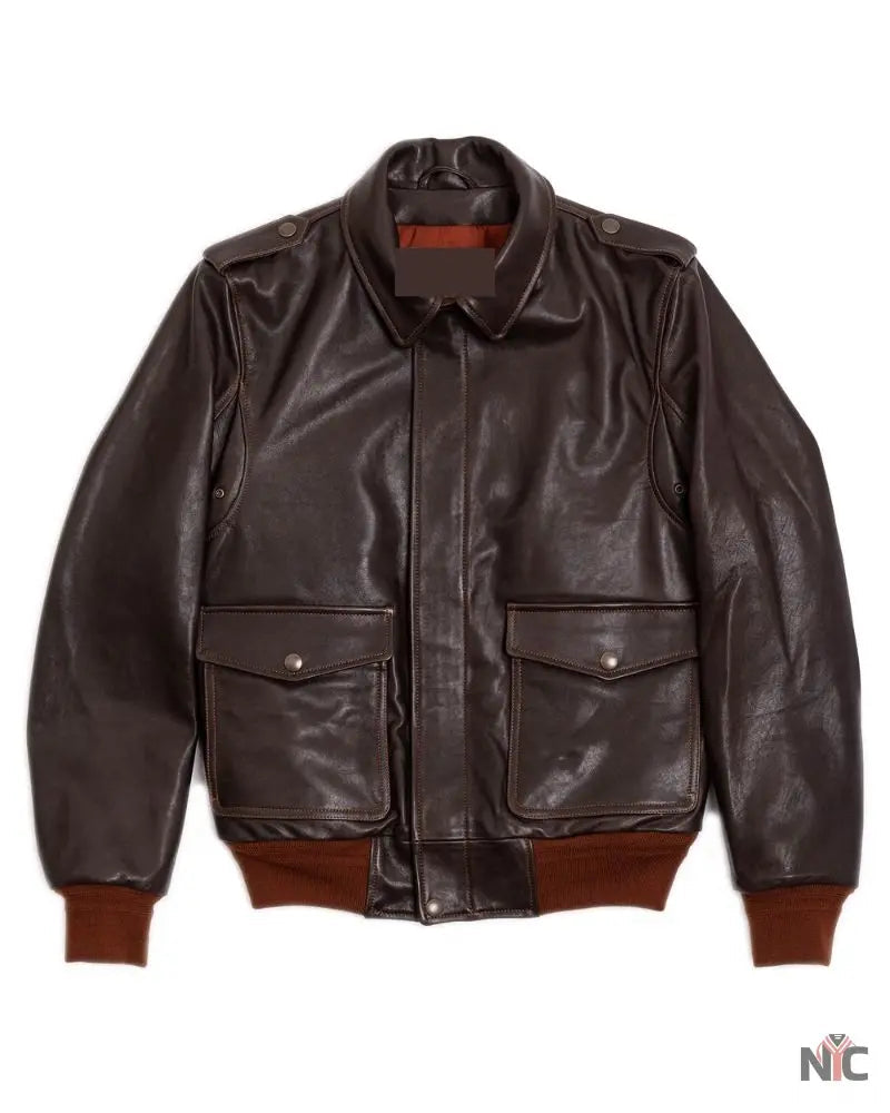 “Don Gentile” A-2 Hand Painted Testa di Moro Flight Jacket