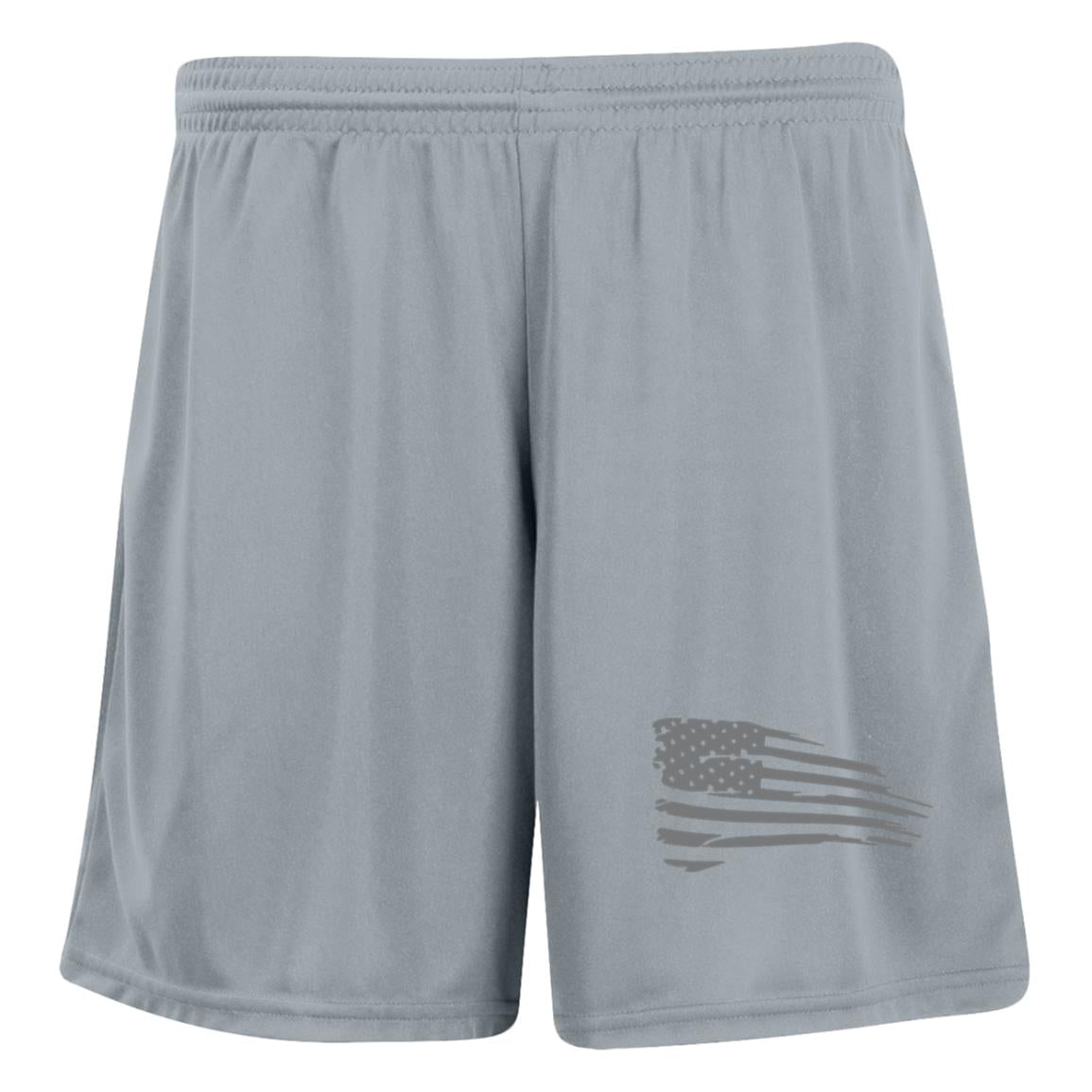 Distressed Flag Ladies' 7 inch Inseam Training Shorts