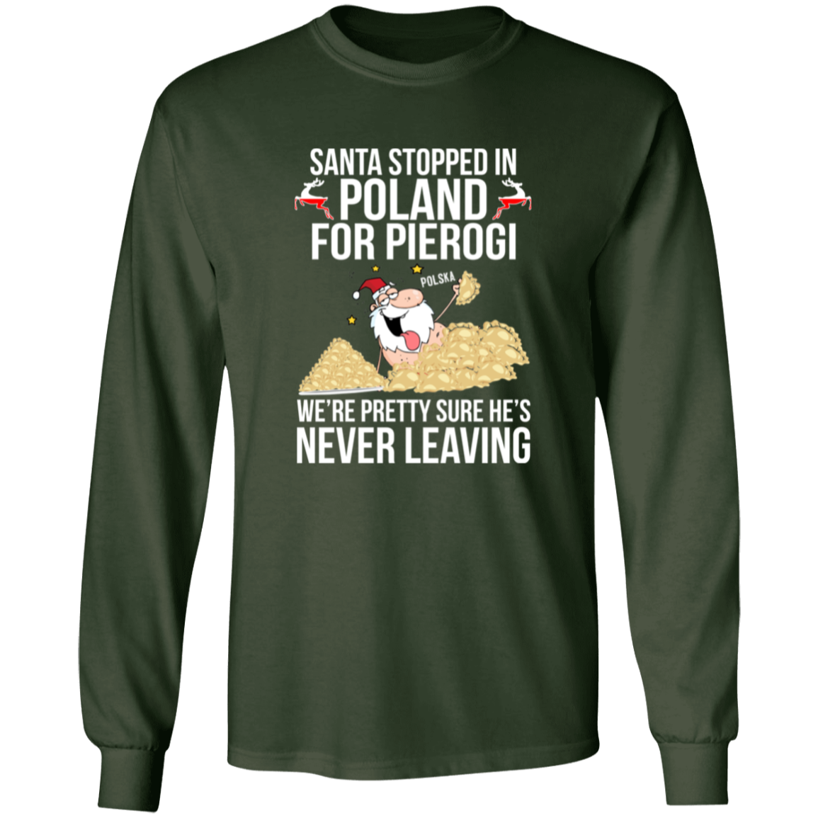 Santa Stopped in Poland for Pierogi