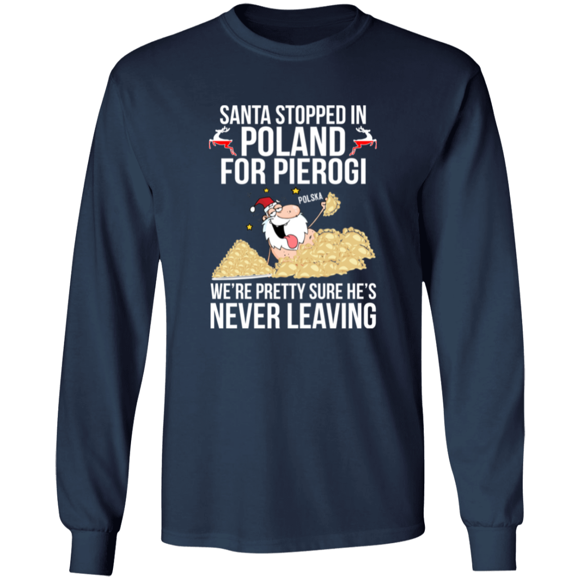 Santa Stopped in Poland for Pierogi