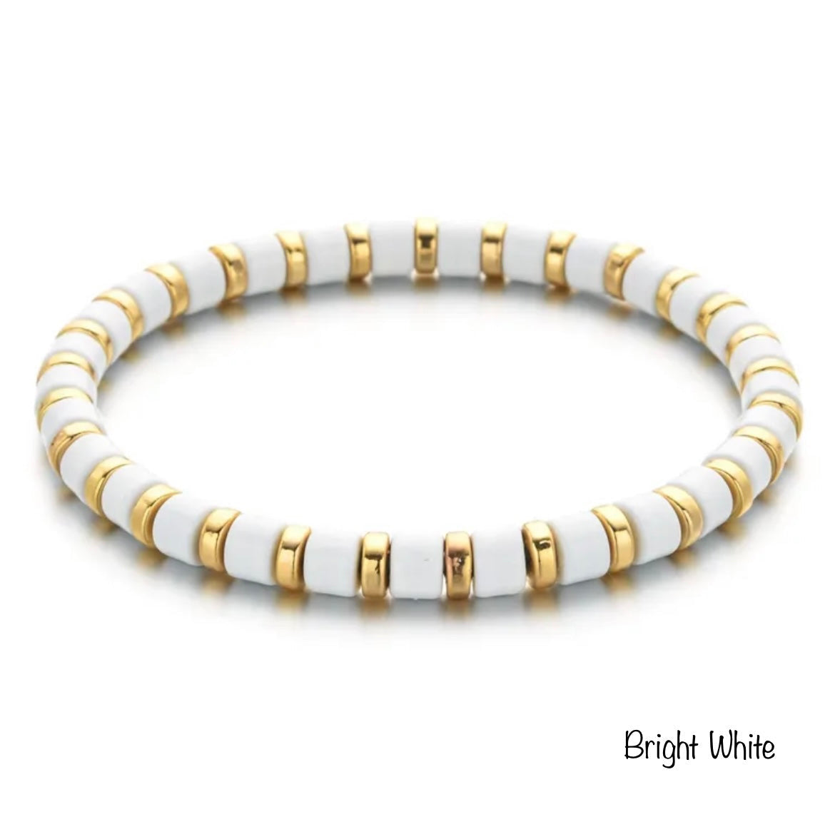 Enamel Beaded Charm Bar Bracelets - Charm Bar Styling