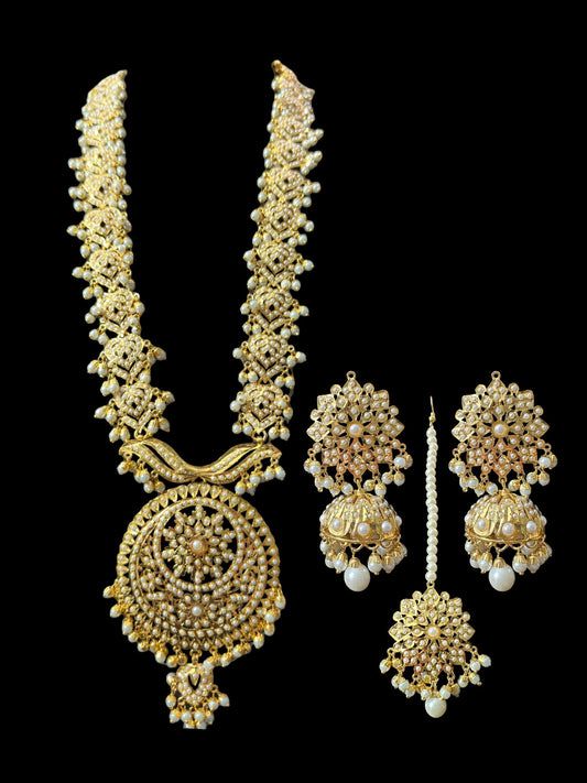 DLN76 Sehba pearl rani haar (SHIPS IN 2 WEEKS )
