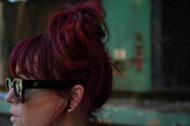 Lux Shades. Matte black/Tortoise Fade. Polarized