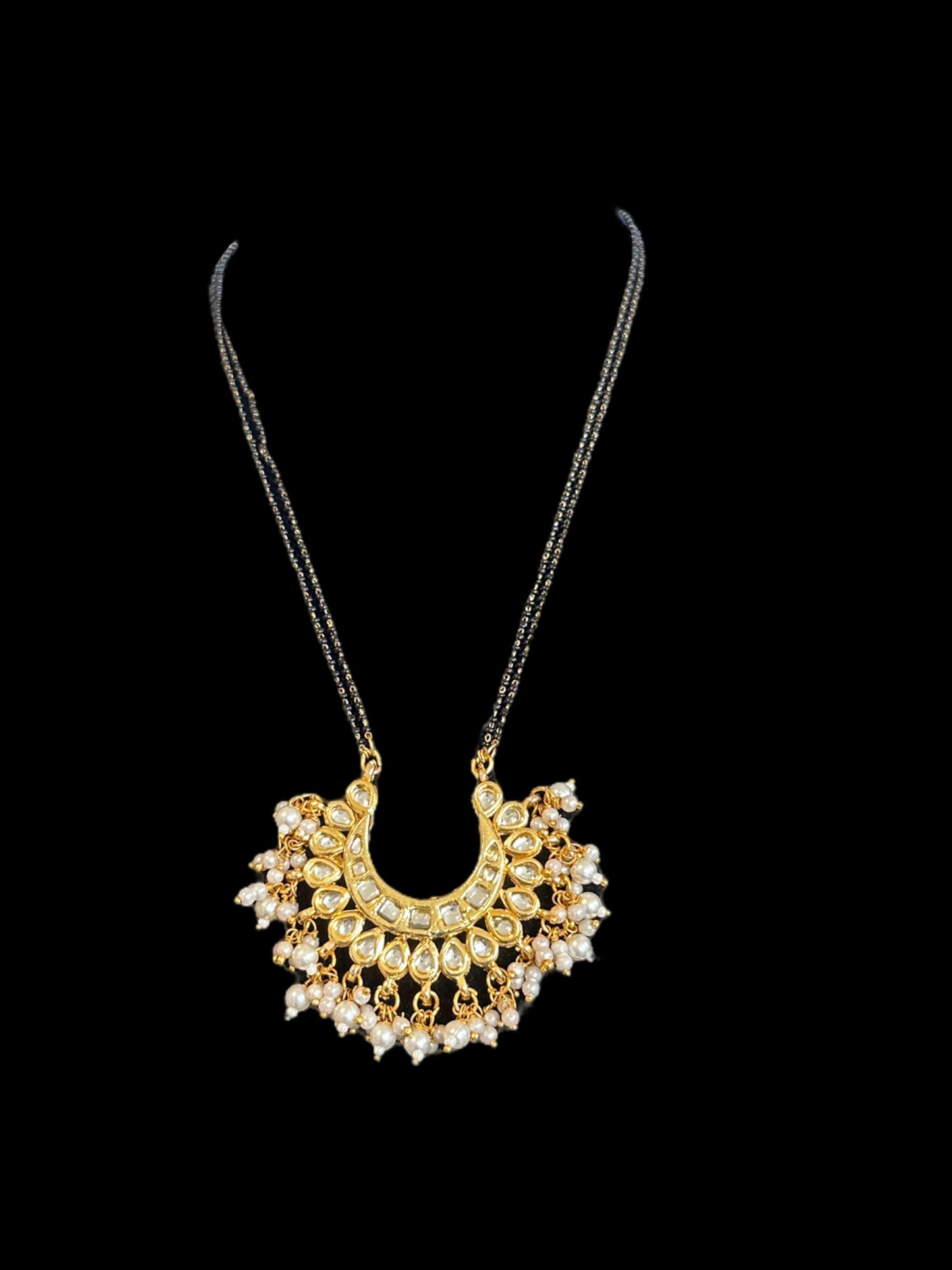 PS428 Mangalsutra / black beads necklace ( READY TO SHIP )