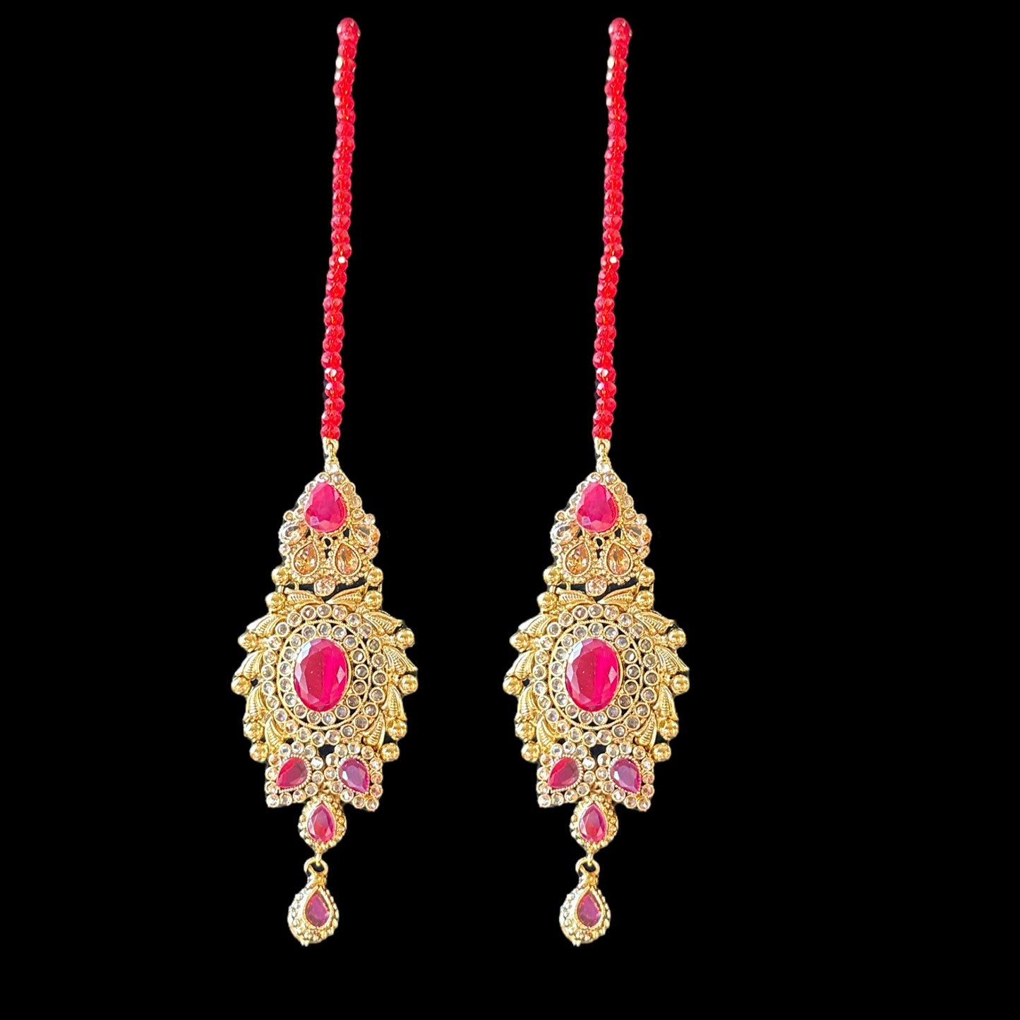DNS92 Anika necklace in rubies (READY TO SHIP)