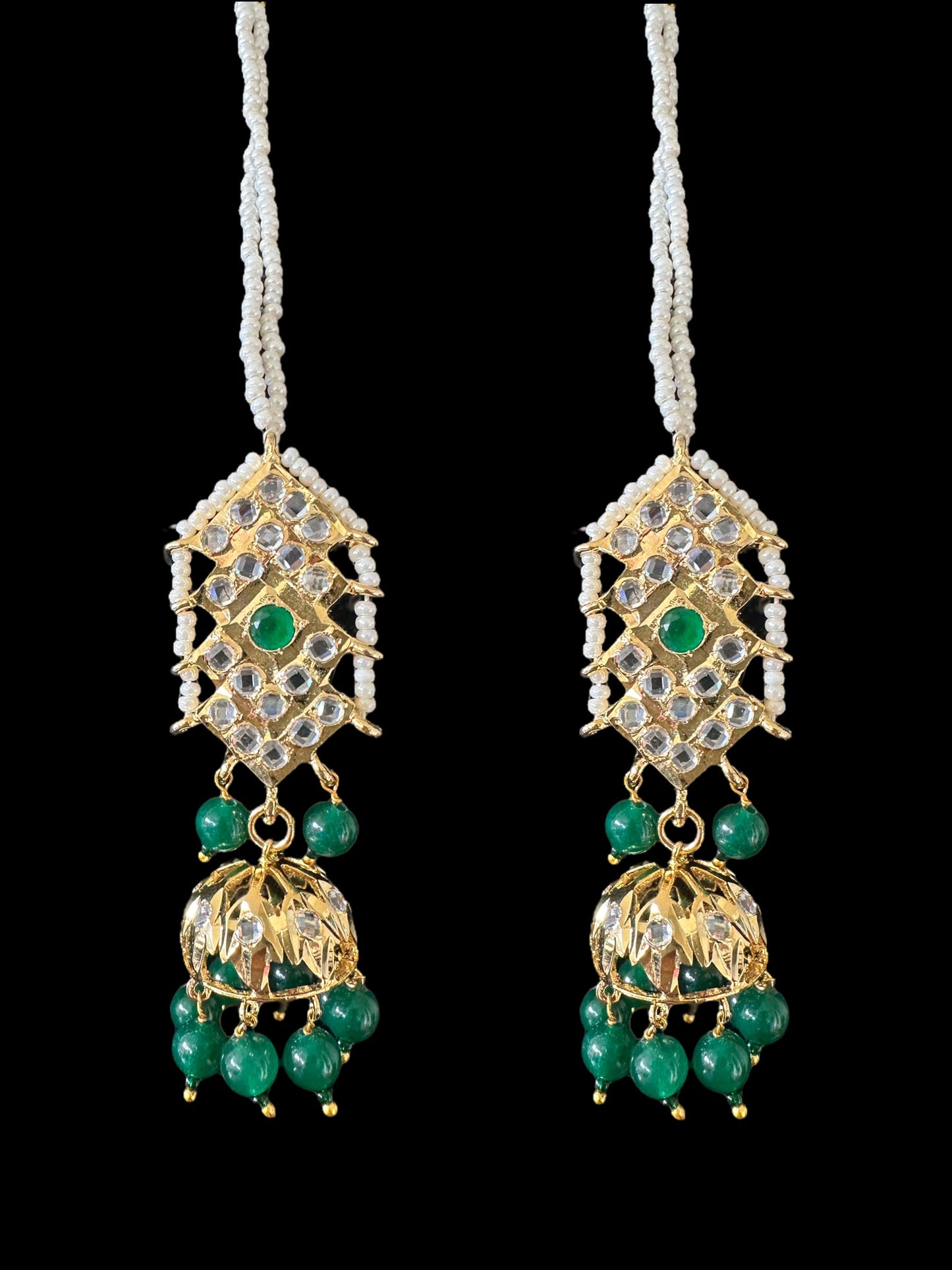 C309 Mahira v style choker with earrings( READY TO SHIP )