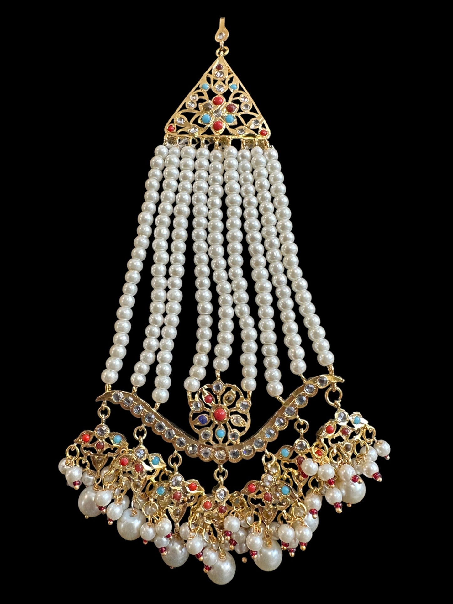 DJHR111 Diya jhoomar in navratan   ( READY TO SHIP )