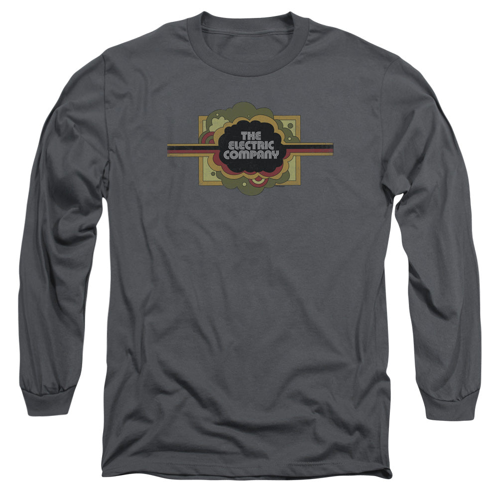 Electric Company Logo Mens Long Sleeve Shirt Charcoal Officially Licensed Officially Licensed