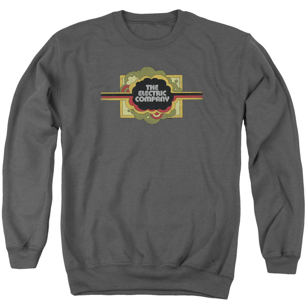 Electric Company Logo Mens Crewneck Sweatshirt Charcoal