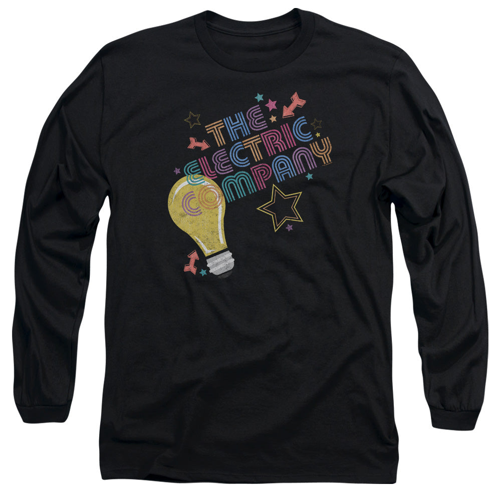 Electric Company Electric Light Mens Long Sleeve Shirt Black Officially Licensed Officially Licensed