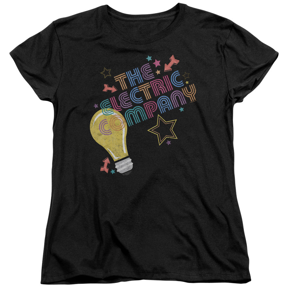 Electric Company Electric Light Womens T Shirt Black Officially Licensed