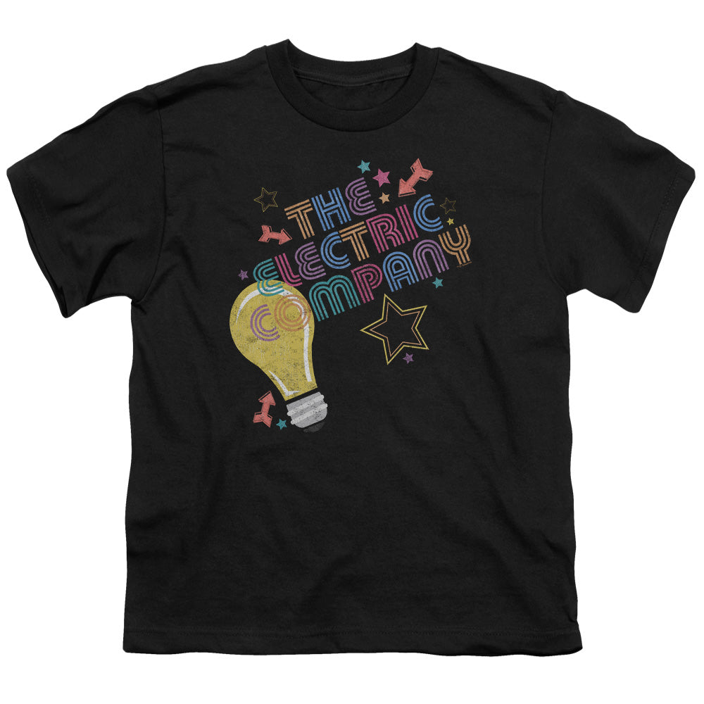 Electric Company Electric Light Kids Youth T Shirt Black Officially Licensed