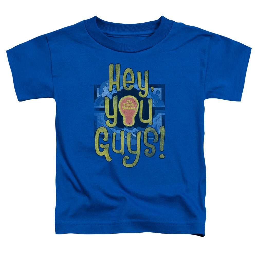 Electric Company Hey You Guys Toddler Kids Youth T Shirt Royal Blue Officially Licensed