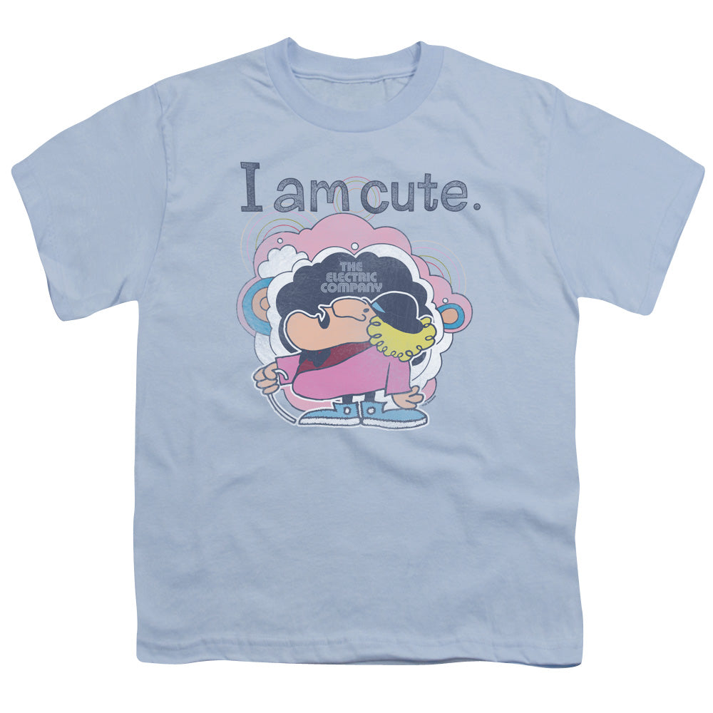 Electric Company I Am Cute Kids Youth T Shirt Light Blue Officially Licensed