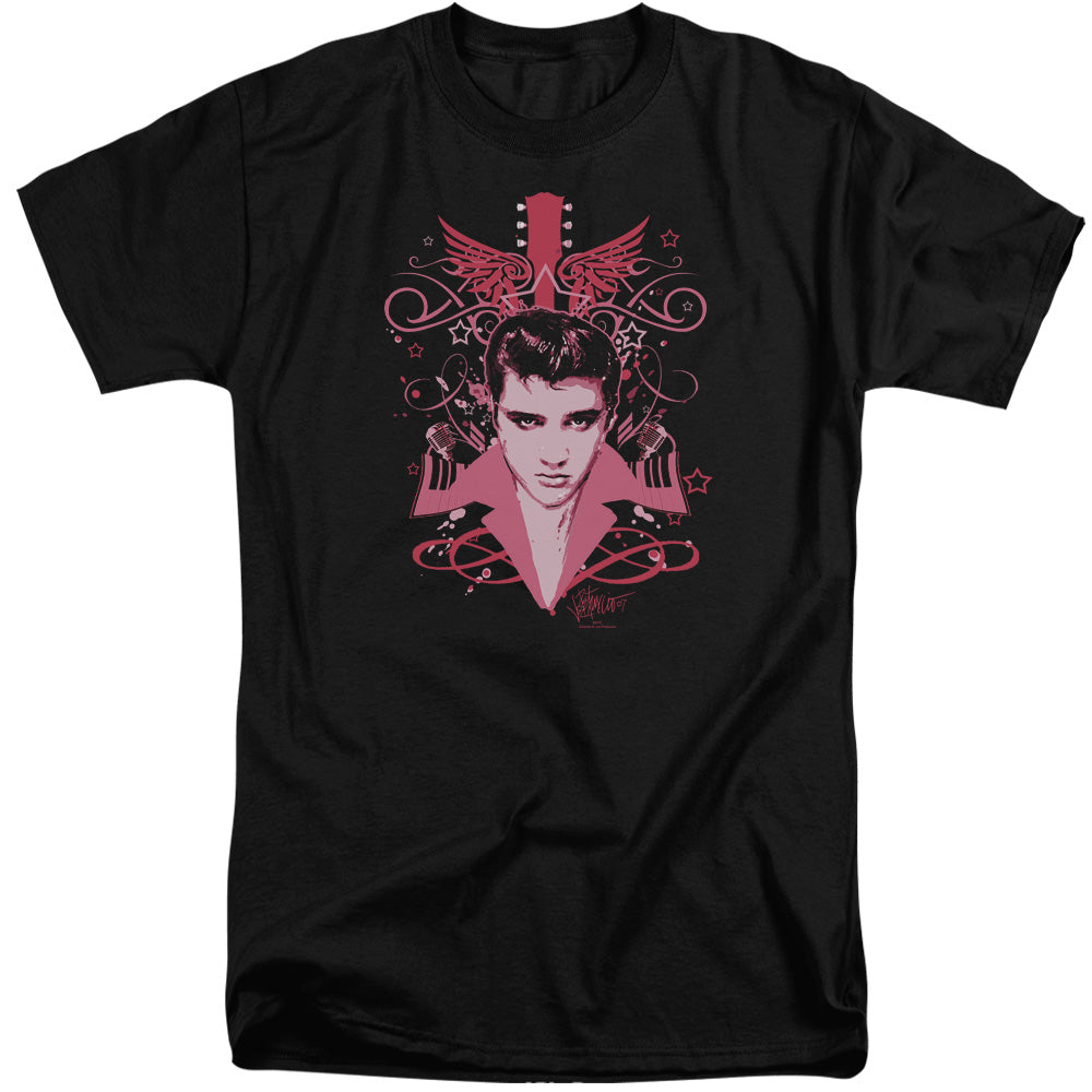 Elvis Presley Lets Face It Mens Tall T Shirt Black Officially Licensed
