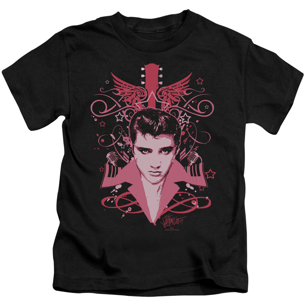 Elvis Presley Lets Face It Juvenile Kids Youth T Shirt Black Officially Licensed