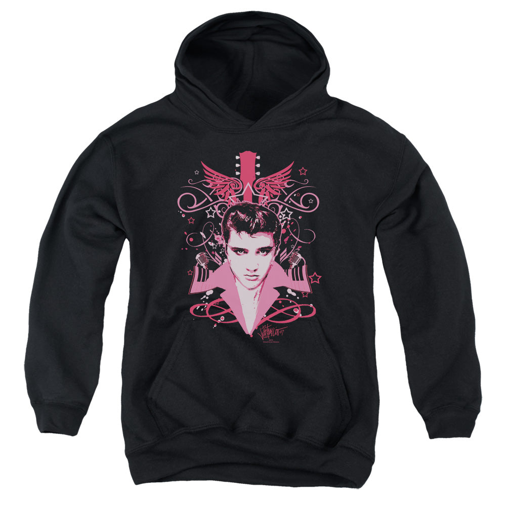 Elvis Presley Lets Face It Kids Youth Hoodie Black Officially Licensed