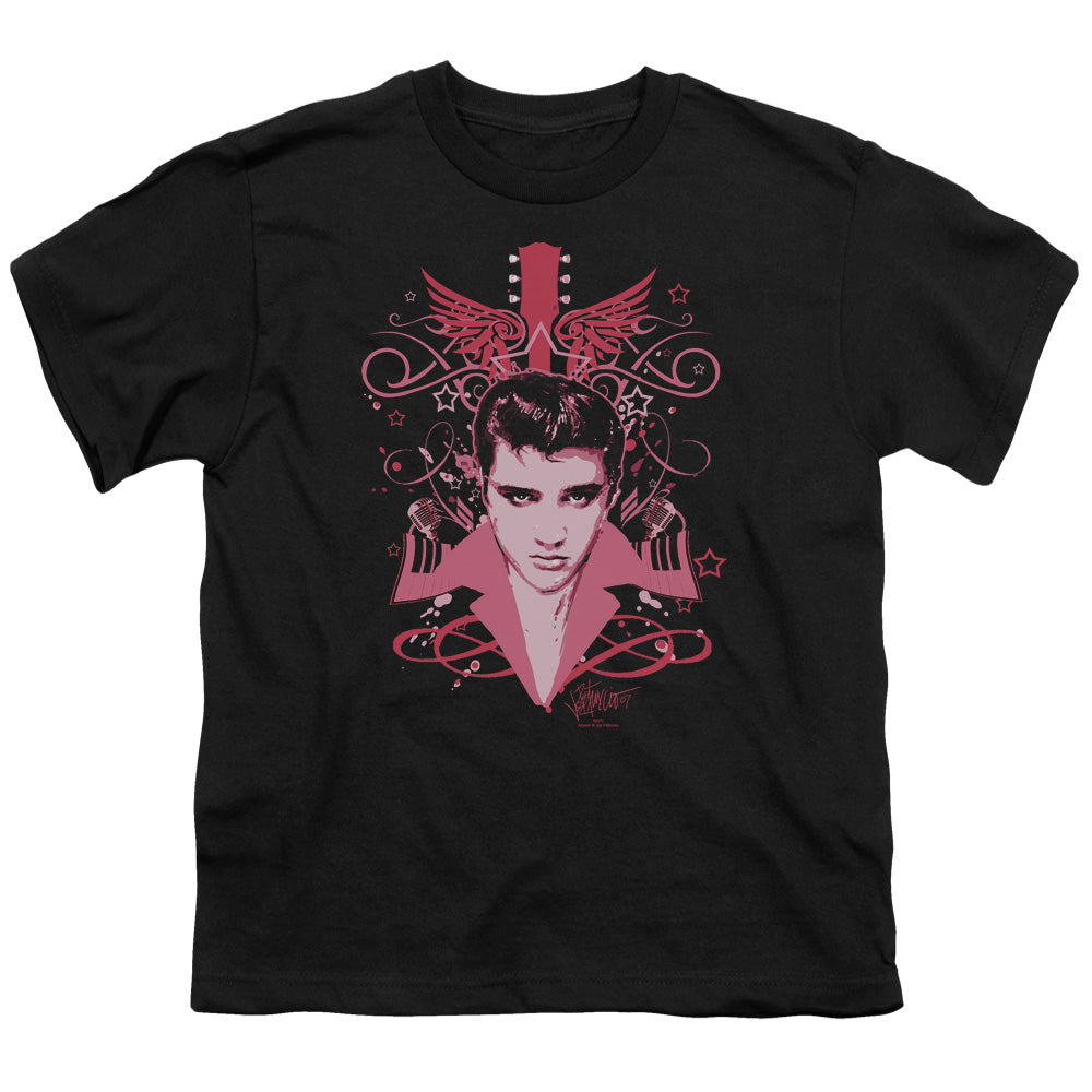 Elvis Presley Lets Face It Kids Youth T Shirt Black Officially Licensed