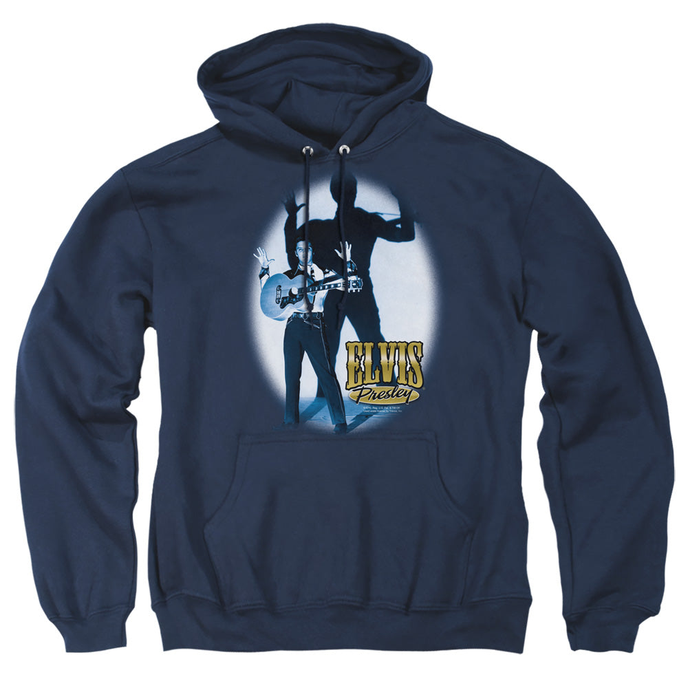 Elvis Presley Hands Up Mens Hoodie Navy Officially Licensed