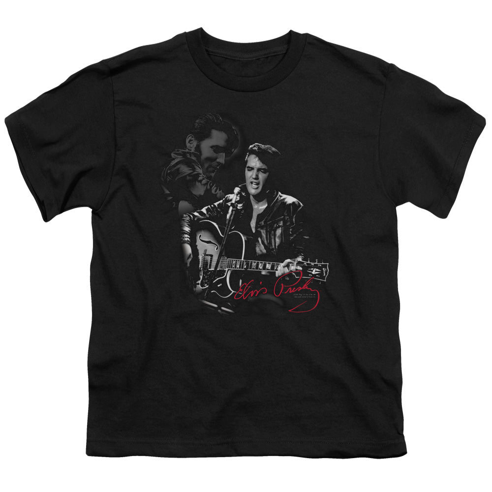 Elvis Presley Show Stopper Kids Youth T Shirt Black Officially Licensed