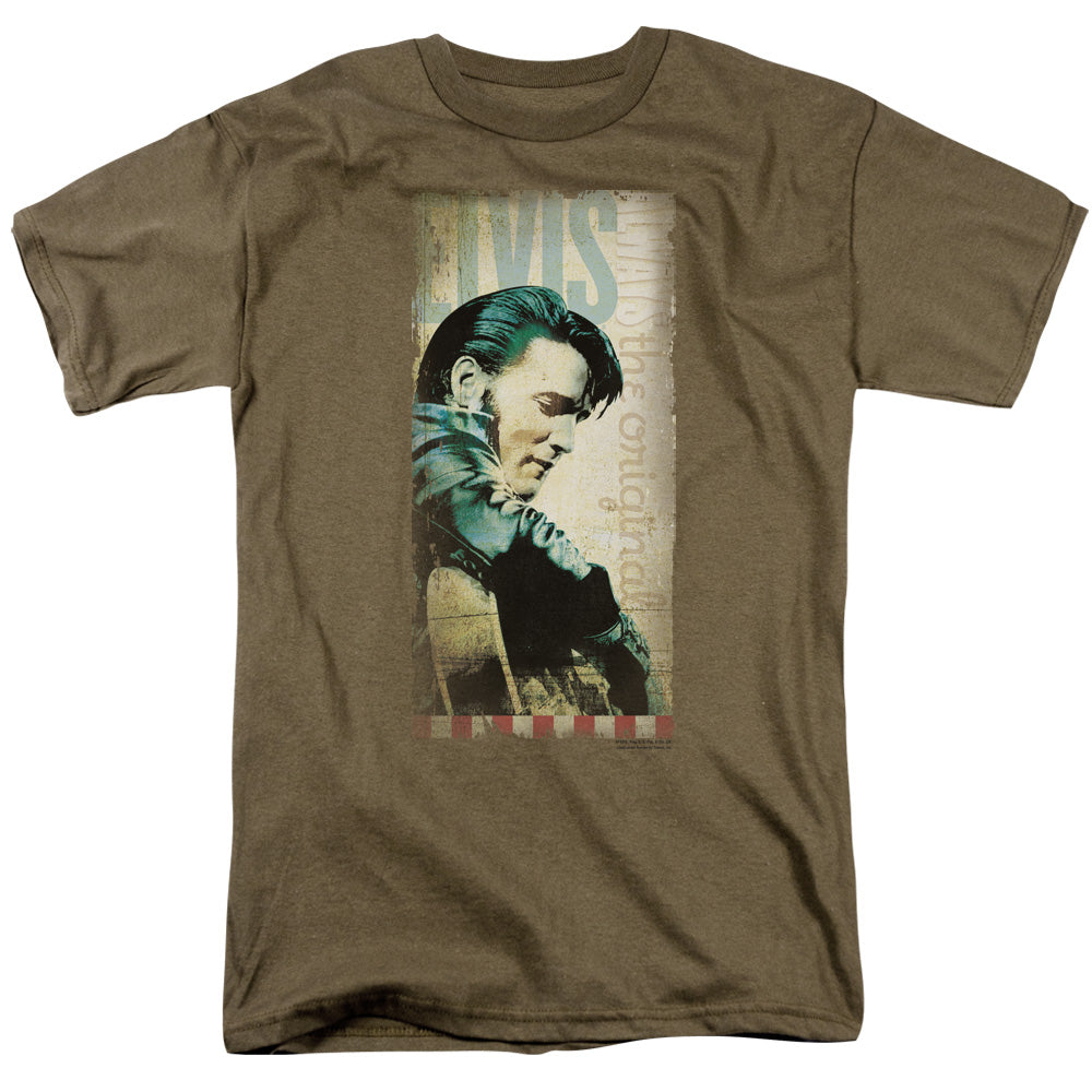 Elvis Presley The Original Mens T Shirt Safari Green Officially Licensed