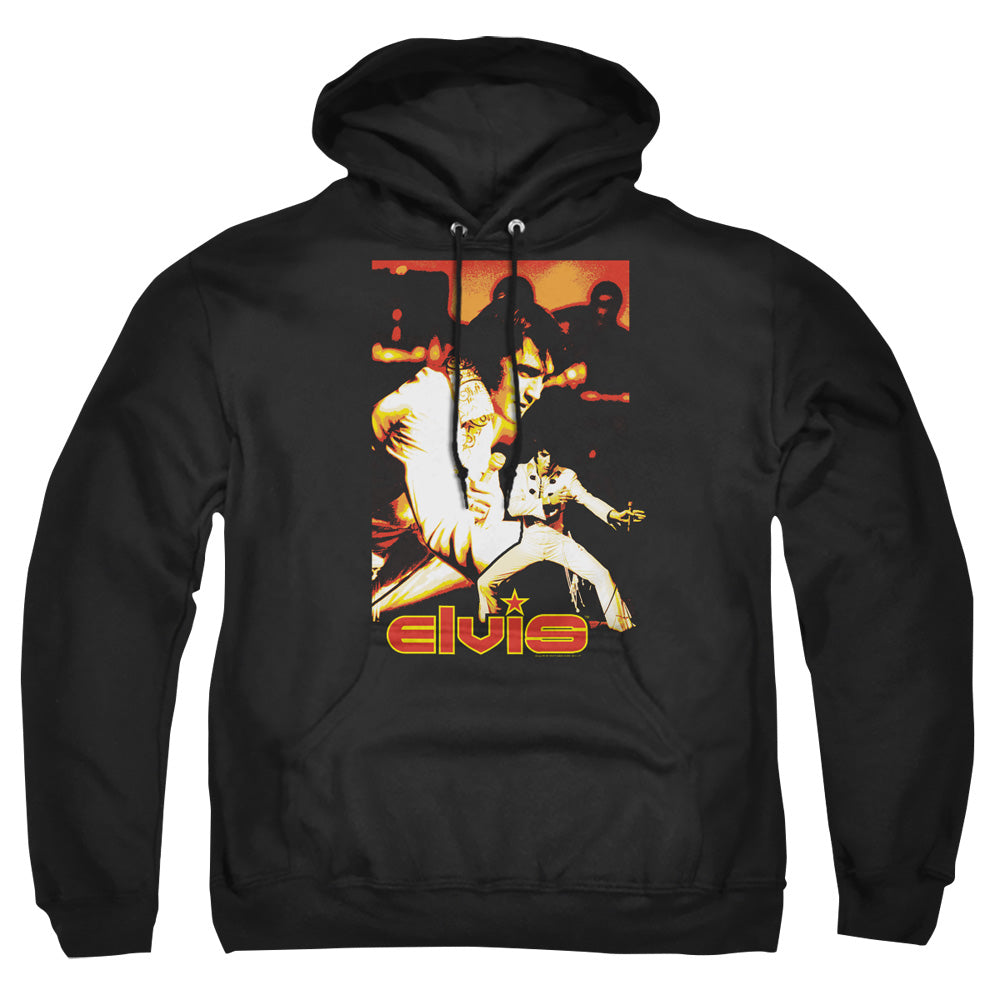 Elvis Presley Showman Mens Hoodie Black Officially Licensed