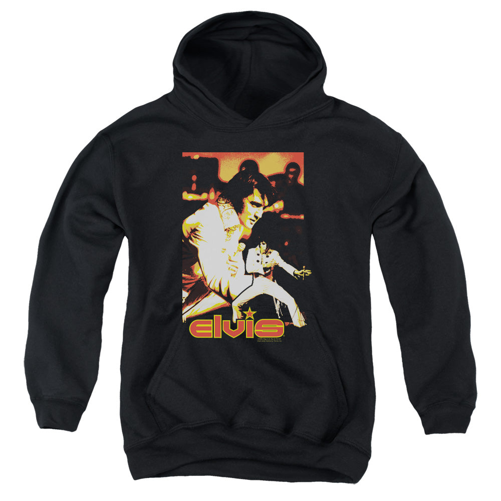 Elvis Presley Showman Kids Youth Hoodie Black Officially Licensed