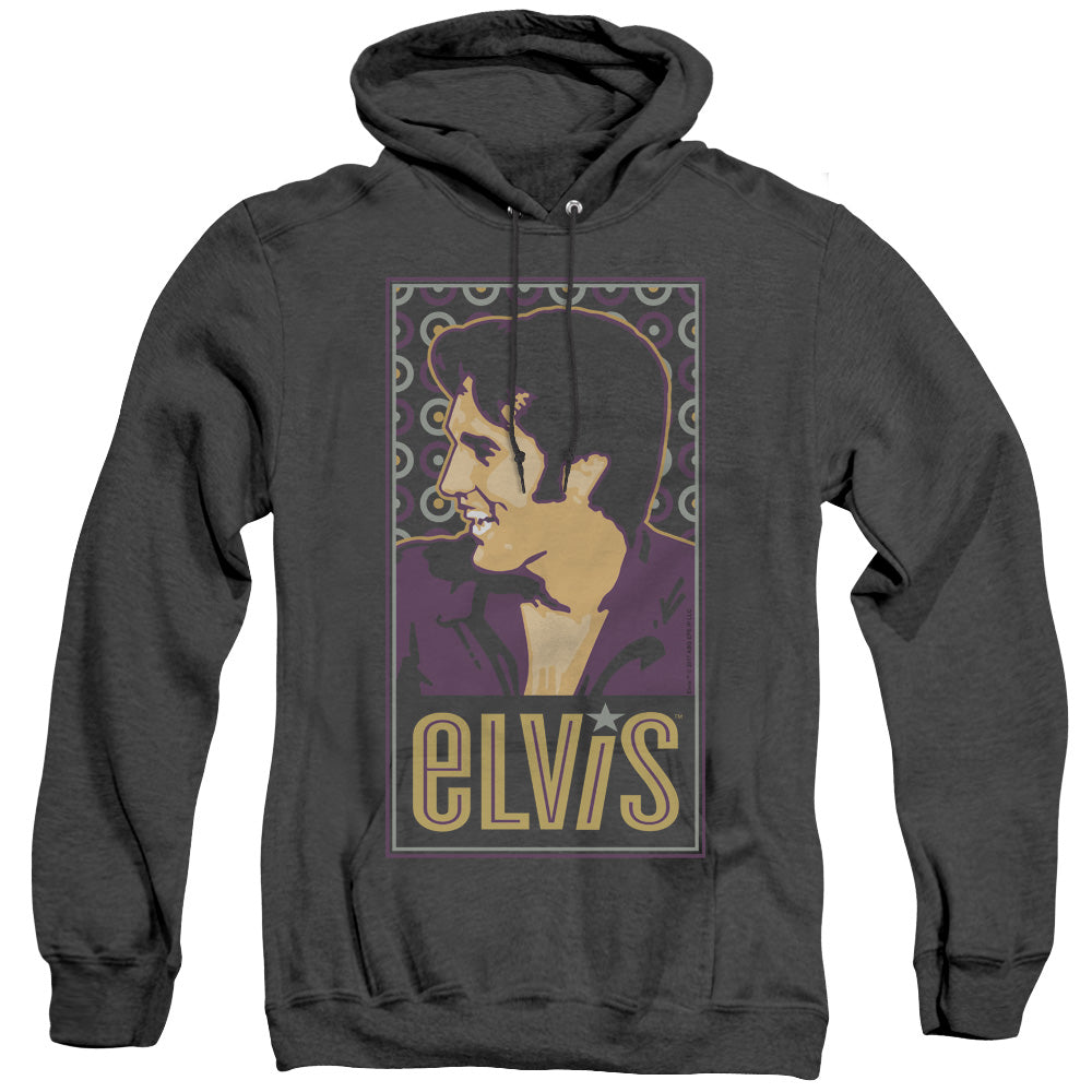 Elvis Presley Elvis Is Heather Mens Hoodie Black Officially Licensed