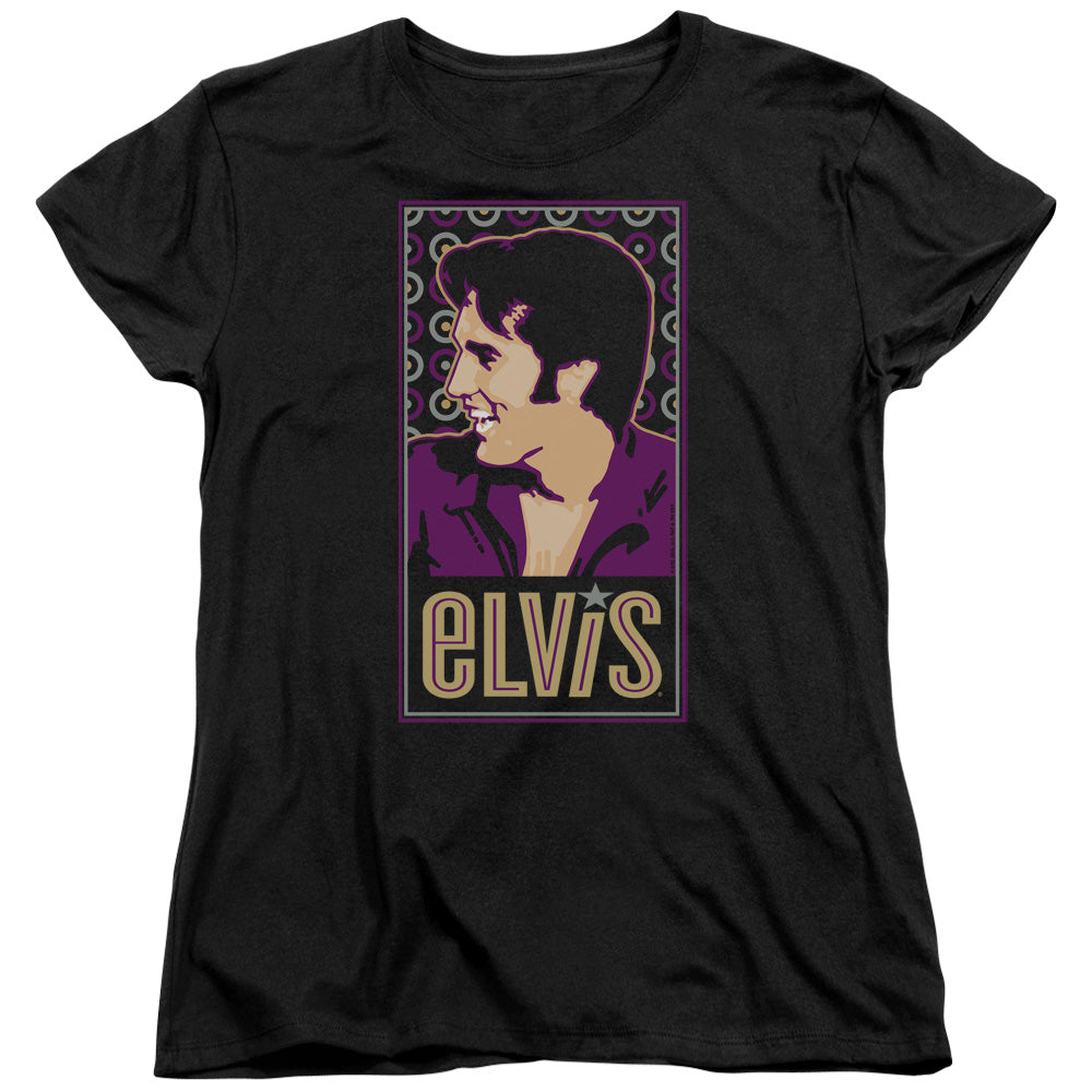 Elvis Presley Elvis is Womens T Shirt Black Officially Licensed