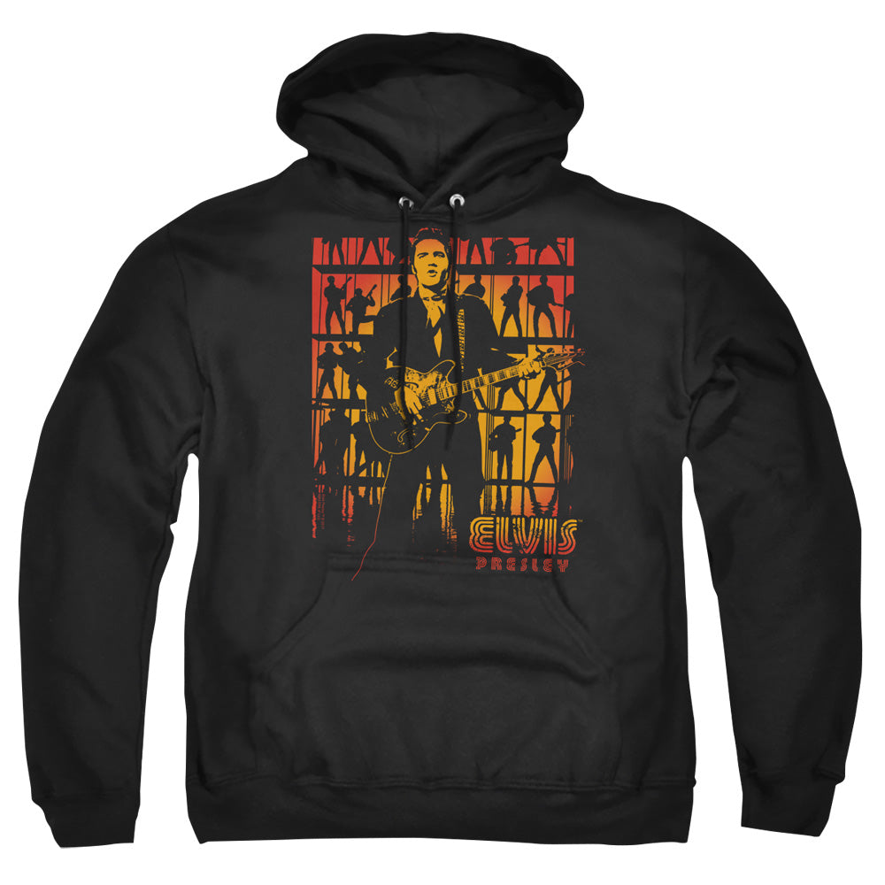 Elvis Presley Comeback Spotlight Mens Hoodie Black Officially Licensed