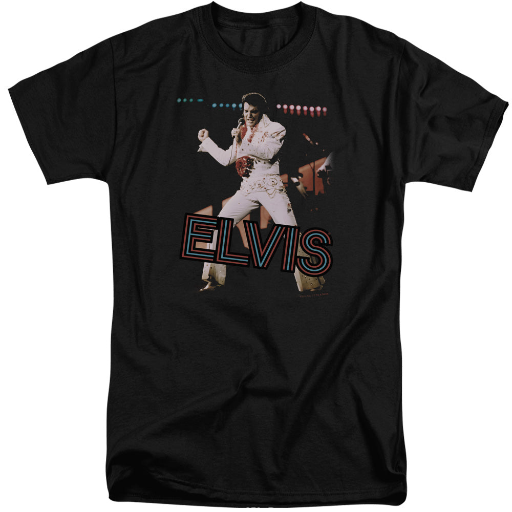 Elvis Presley Hit The Lights Mens Tall T Shirt Black Officially Licensed