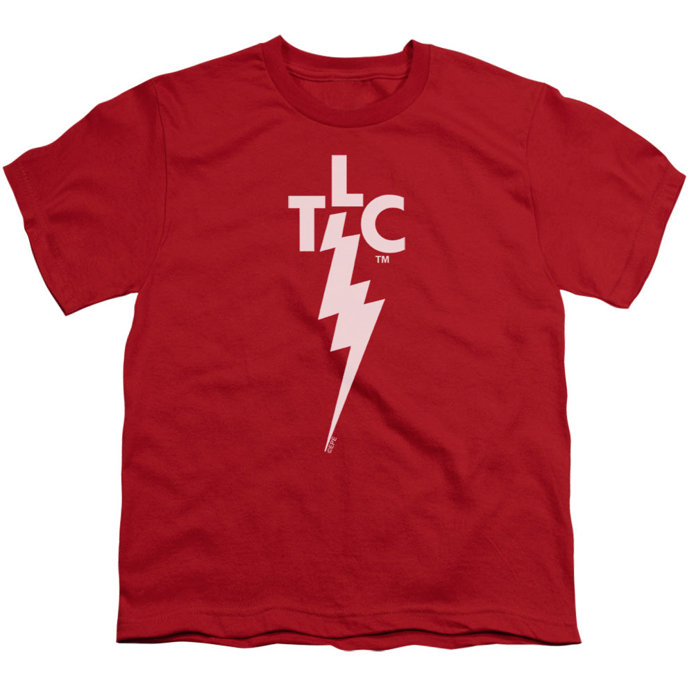 Elvis Presley Tlc Logo Kids Youth T Shirt Red Officially Licensed