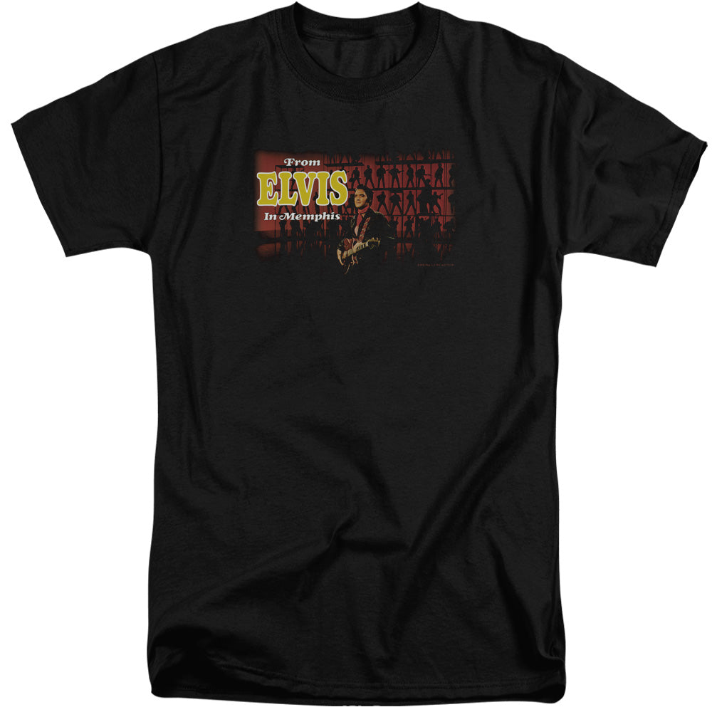 Elvis Presley From Elvis In Memphis Mens Tall T Shirt Black Officially Licensed