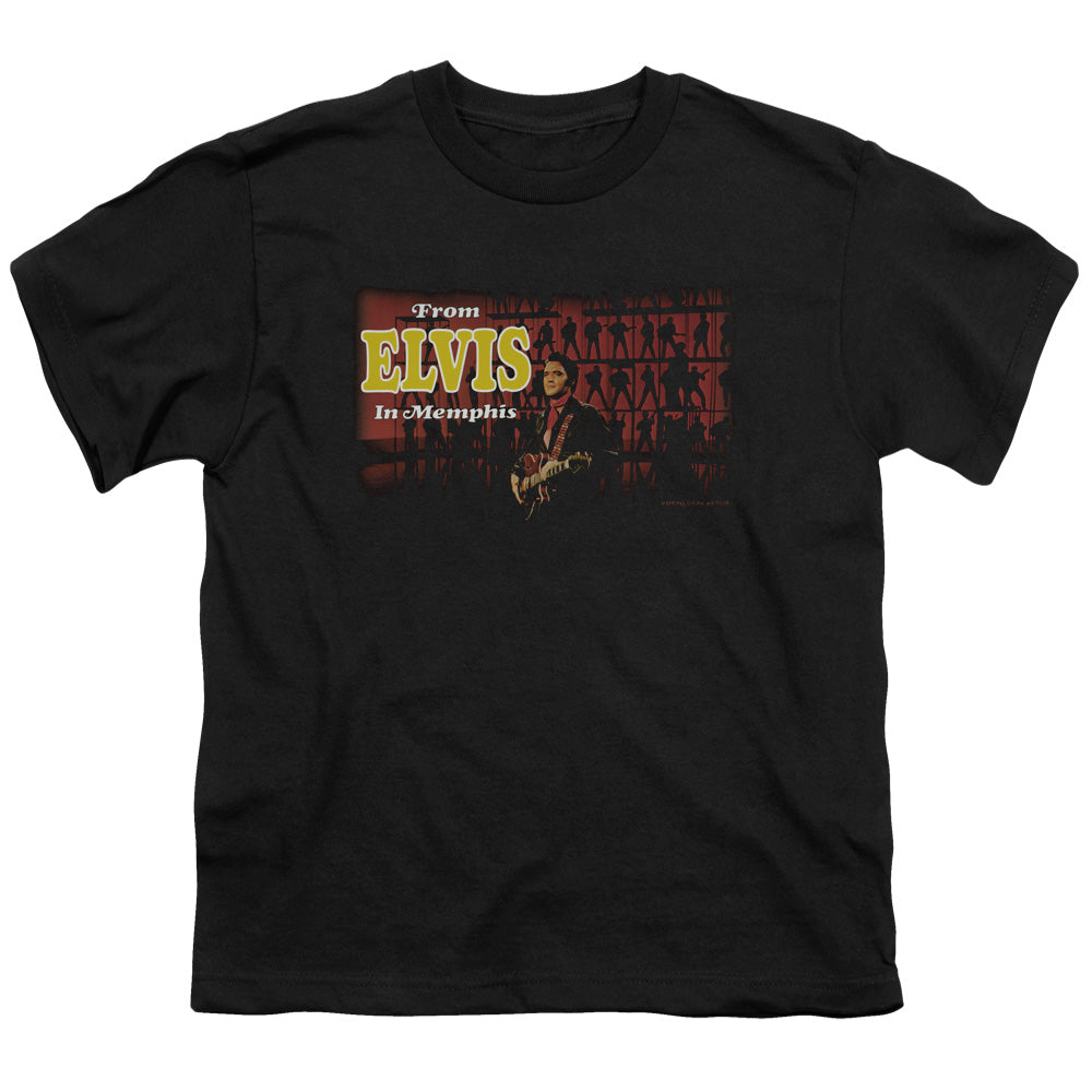 Elvis Presley From Elvis in Memphis Kids Youth T Shirt Black Officially Licensed