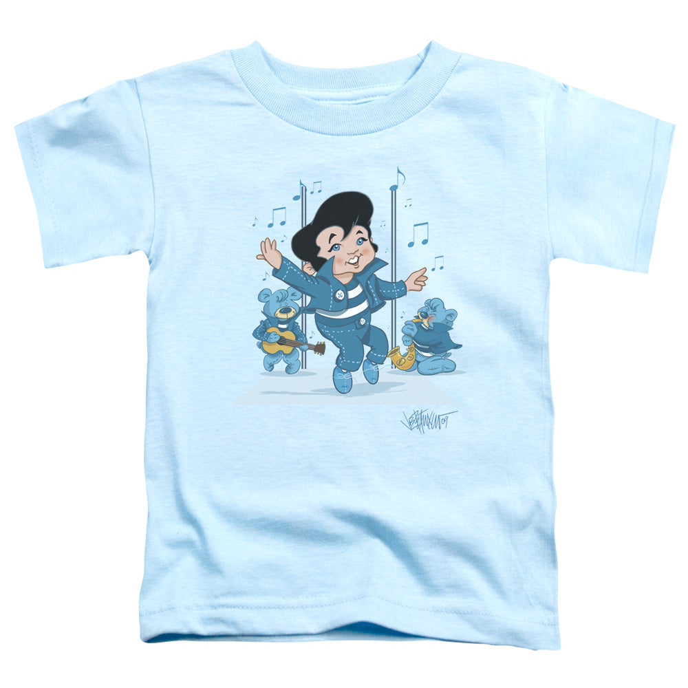 Elvis Presley Jailhouse Rocker Toddler Kids Youth T Shirt Light Blue Officially Licensed