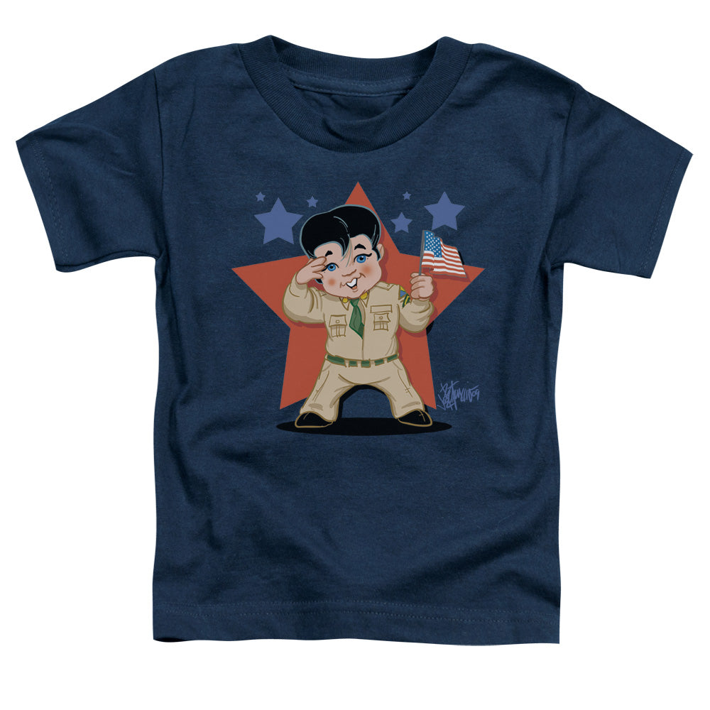 Elvis Presley Lil G I Toddler Kids Youth T Shirt Navy Blue Officially Licensed