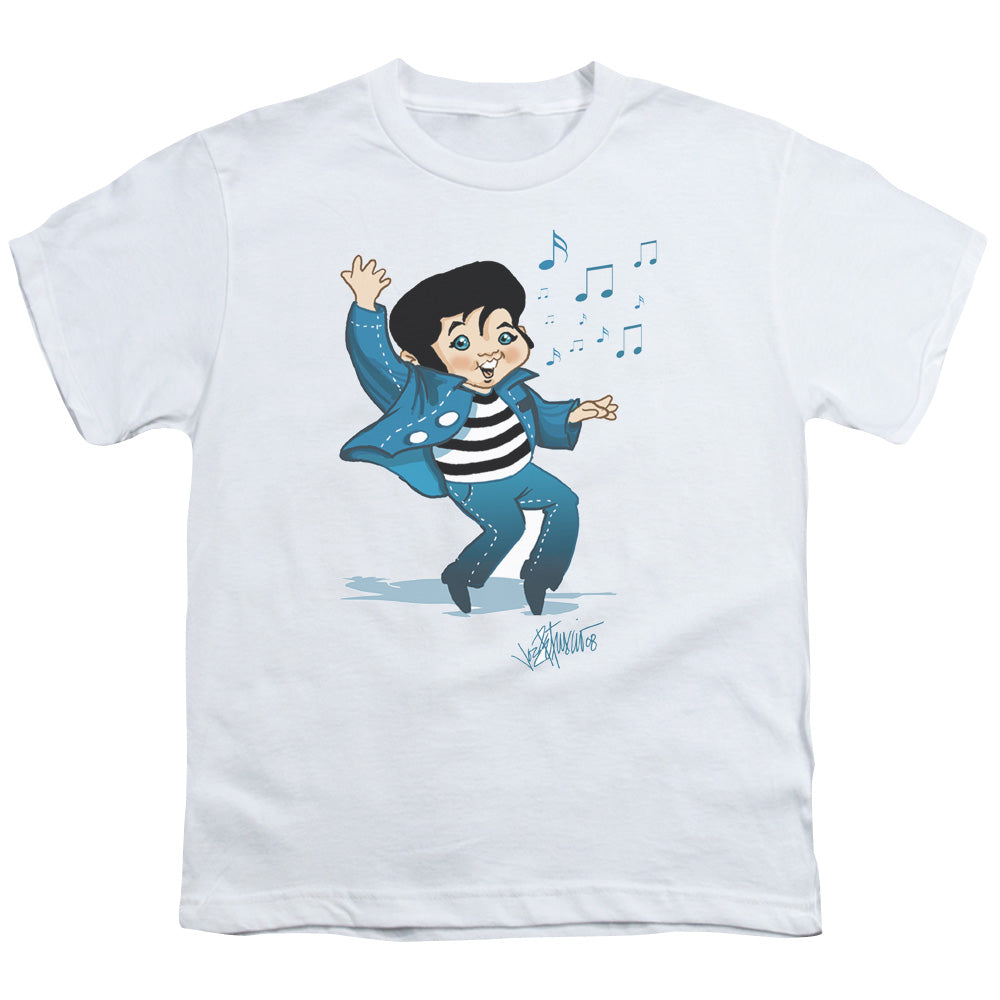 Elvis Presley Lil Jailbird Kids Youth T Shirt White Officially Licensed
