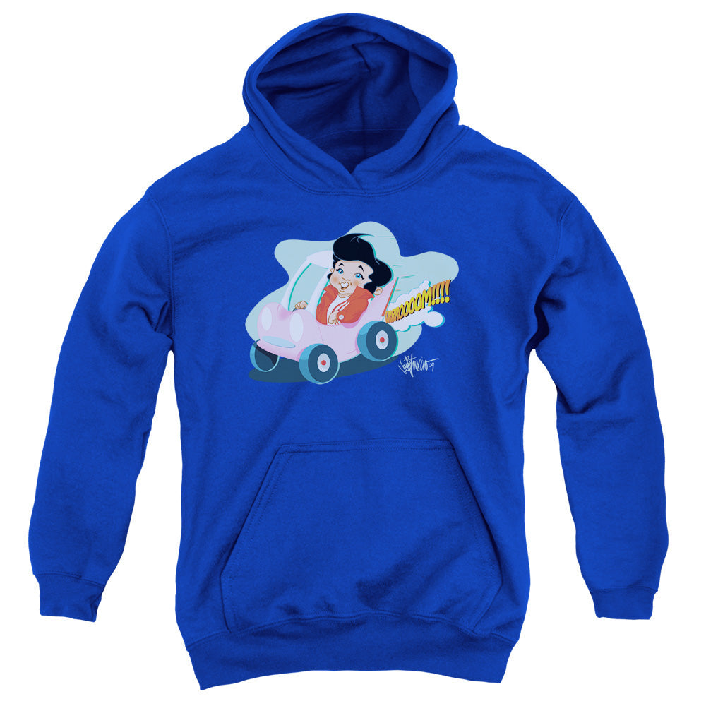 Elvis Presley Speedway Kids Youth Hoodie Royal Officially Licensed