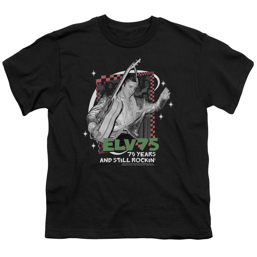 Elvis Presley Still Rockin Kids Youth T Shirt Black Officially Licensed